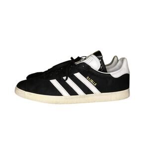 adidas Black and White Gazelle Sneakers